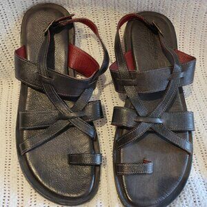 Bed Stu Manati II Black Women's Sandals Size 10